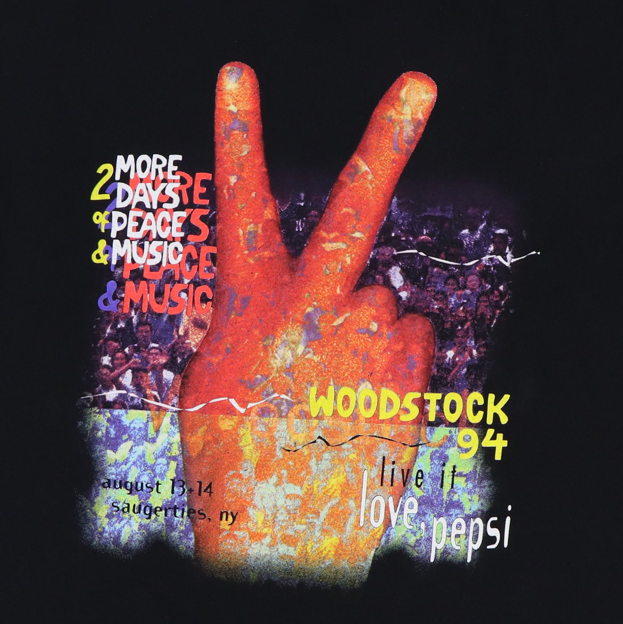 1994 Woodstock Concert Shirt | Authentic Vintage Tee – WyCo Vintage