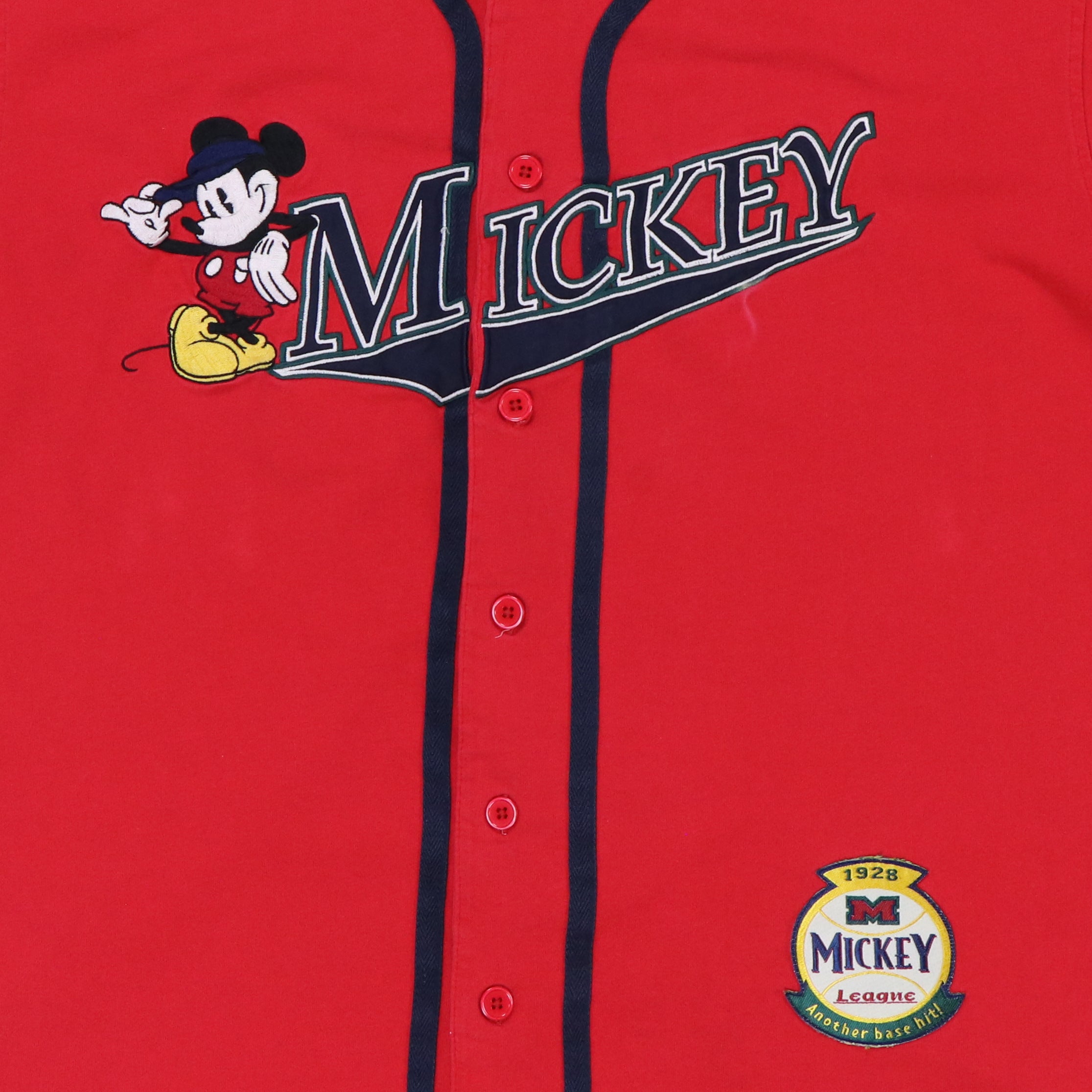 Original vintage 1990s Mickey Mouse Disney Baseball Jersey Original vintage 1990s Mickey Mouse Disney Baseball Jersey
