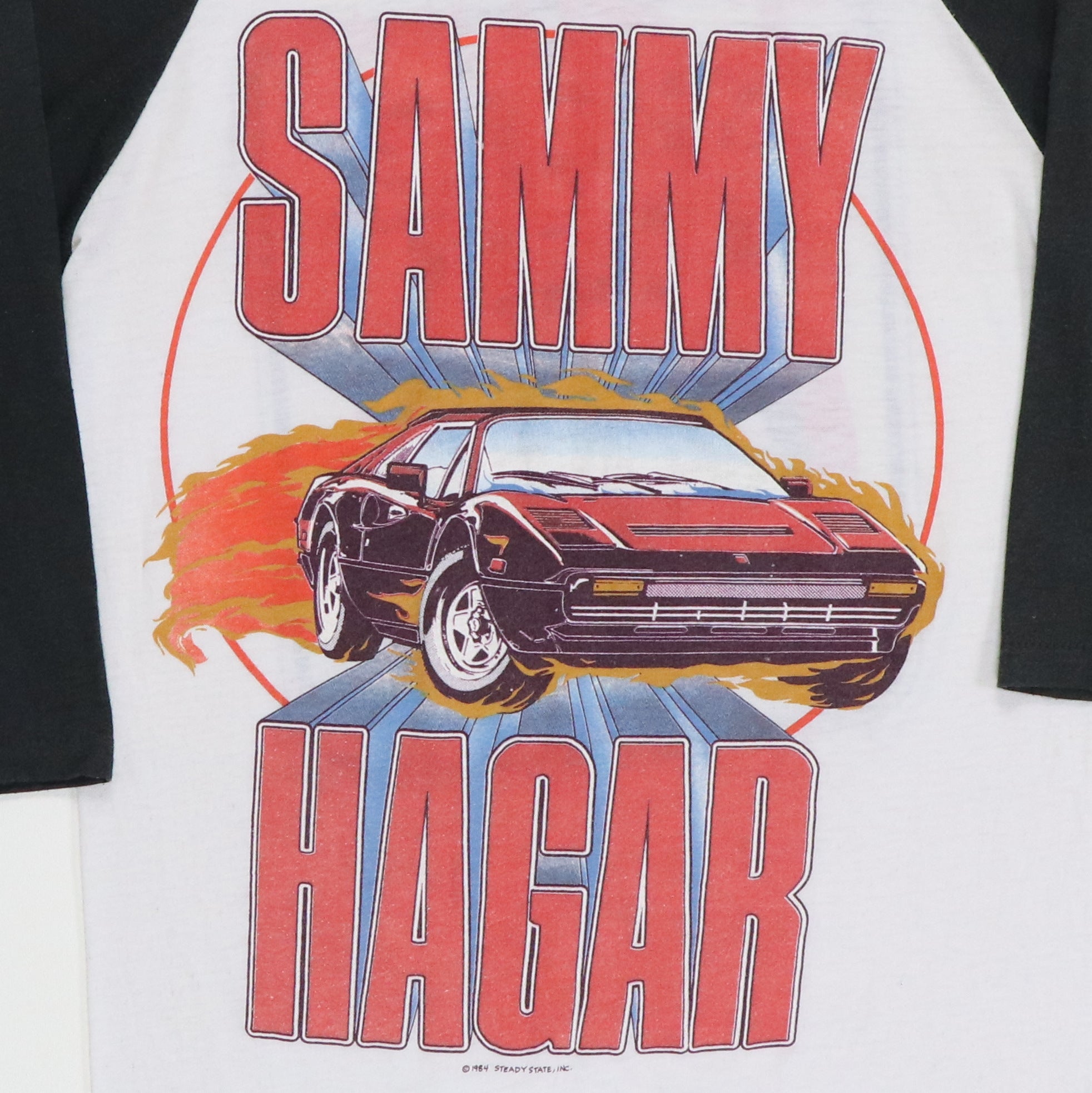 1984 Sammy Hagar Drive 55 Tour Jersey Shirt | Authentic Vintage