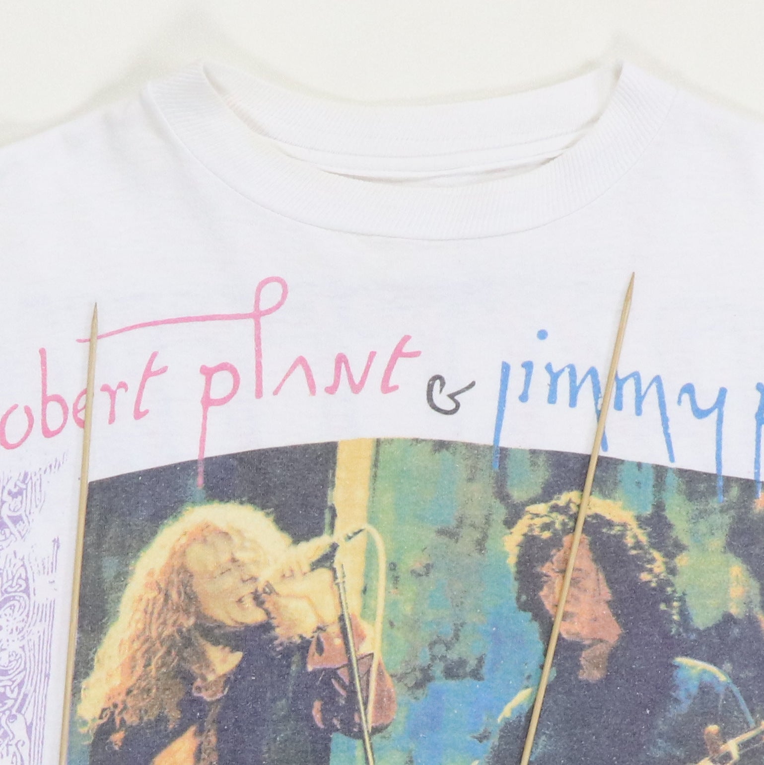 JIMMY PAGE ROBERT PLANT TOUR 1995/6 Tシャツ VINTAGE JIMMY PAGE & ROBERT PLANT WORLD TOUR 1995 TEE SHIRT