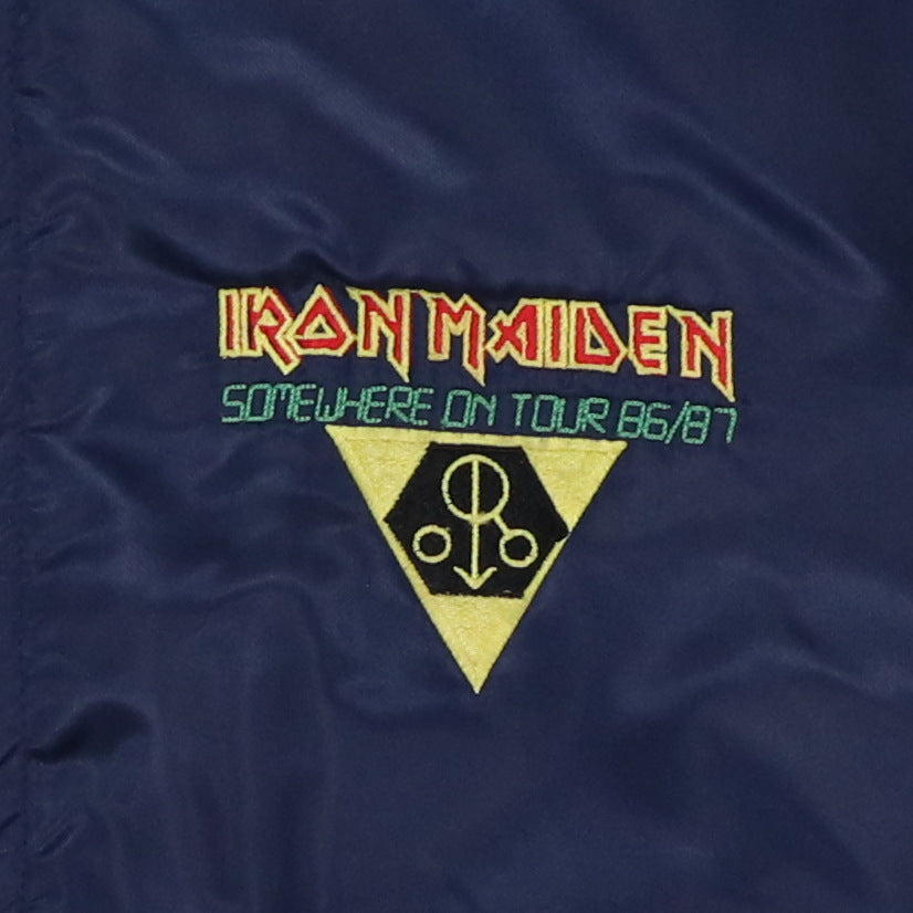 1986 Iron Maiden Somewhere On Tour Crew Jacket