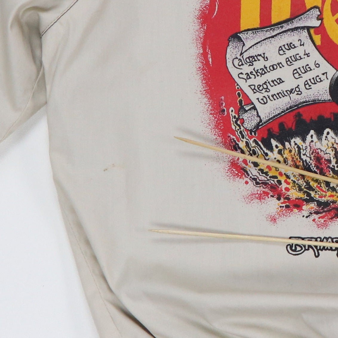 1978 Meat Loaf Bat Out Of Hell Western Canadian Crew Tour Jacket