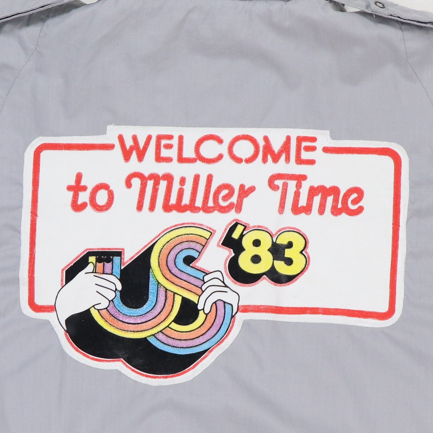 1983 Us Festival Welcome To Miller Time Concert Jacket