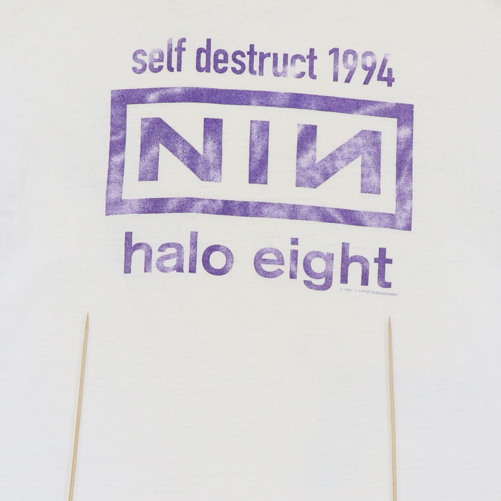 【希少】1990s NINE INCH NAILS 1994 BOX LOGO 希少】1990s NINE INCH NAILS 1994 BOX LOGO Vintage Nine Inch Nails