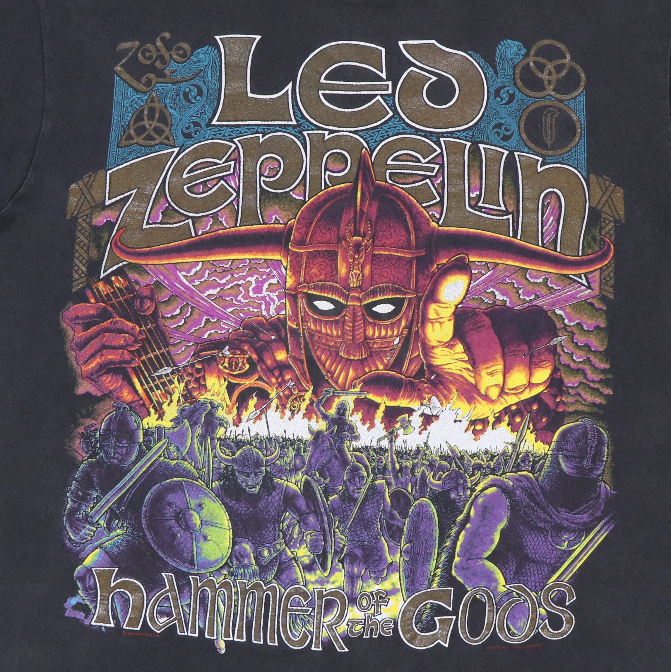 1990s Led Zeppelin We Are Your Overlords Shirt | Authentic Vintage