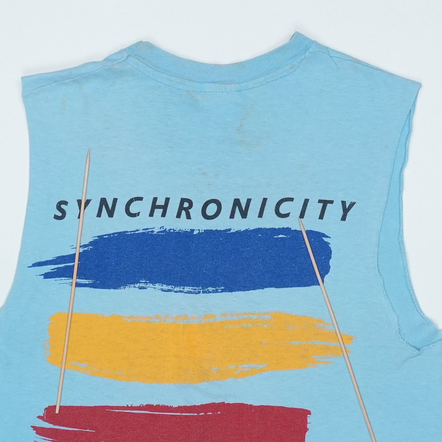 1983 The Police Synchronicity Tour Shirt Detail