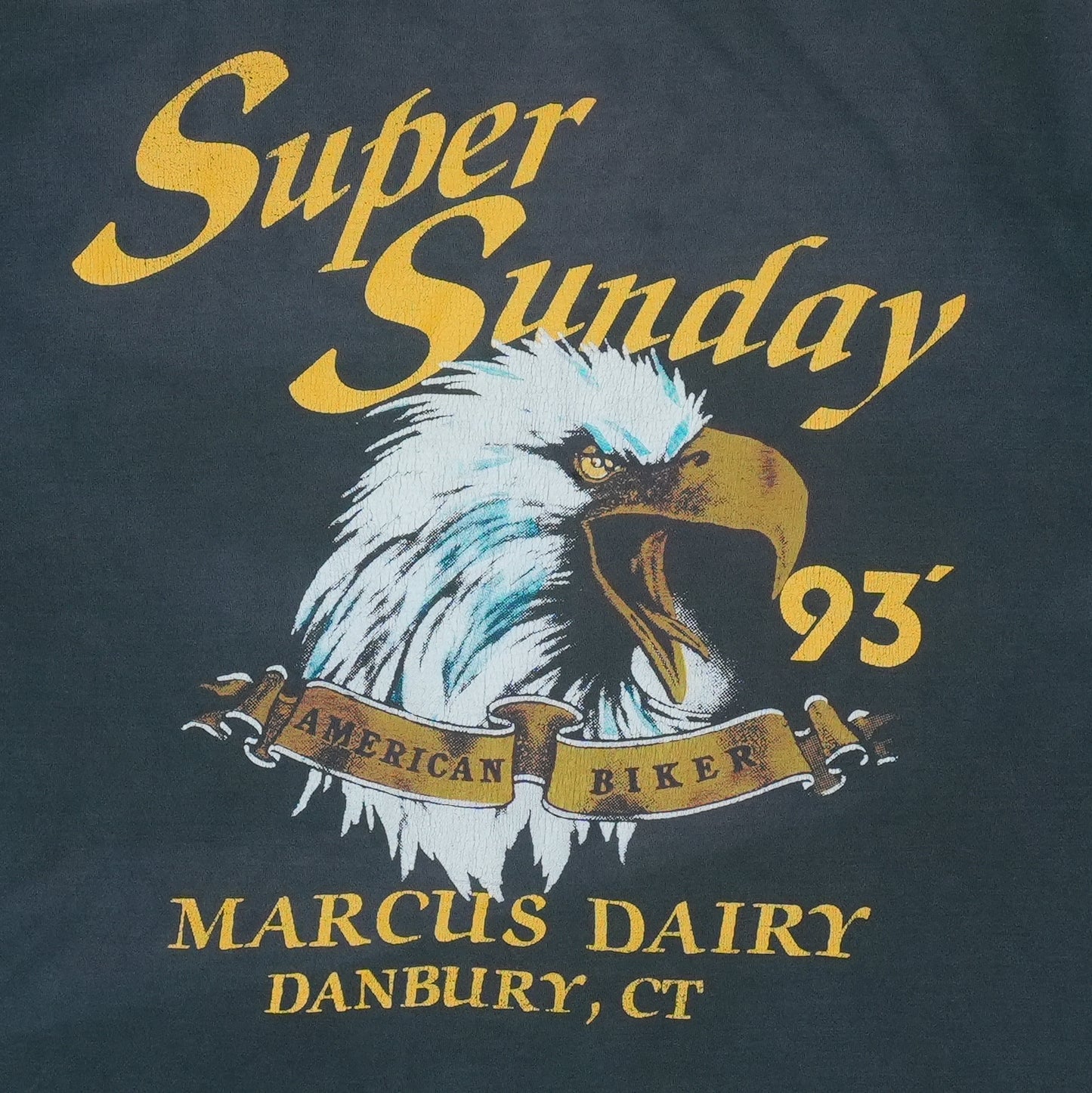 1993 Super Sunday Motorcycle Long Sleeve Shirt Detail