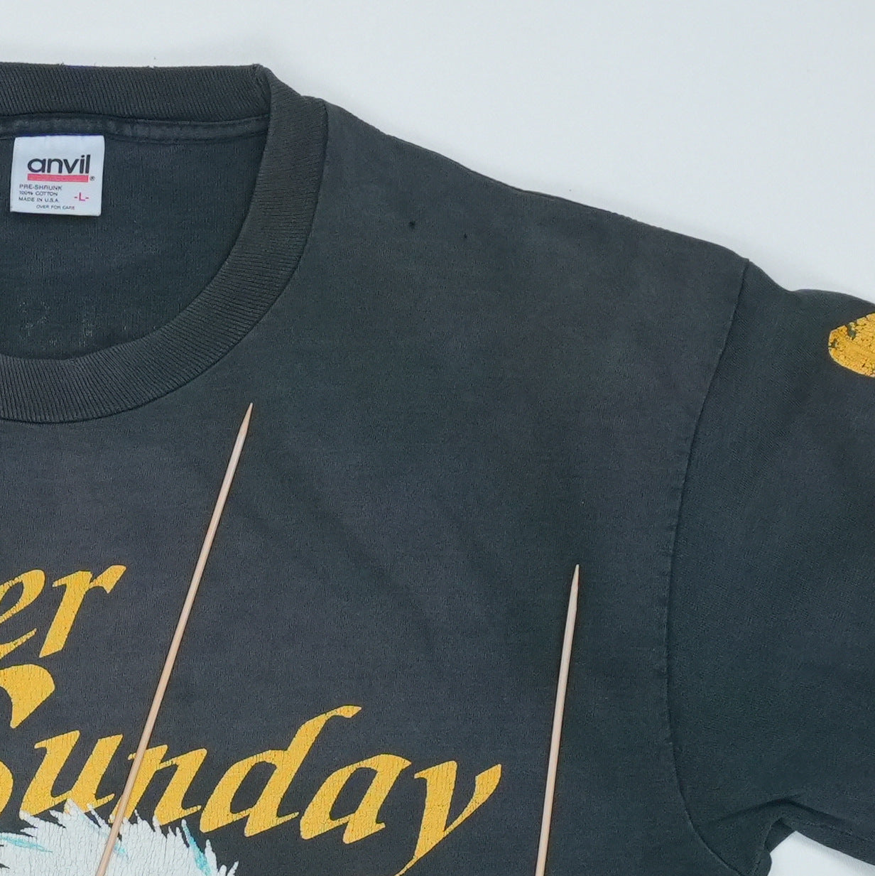 1993 Super Sunday Motorcycle Long Sleeve Shirt Detail