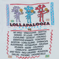 1992 Lollapalooza Music Festival Tour Shirt