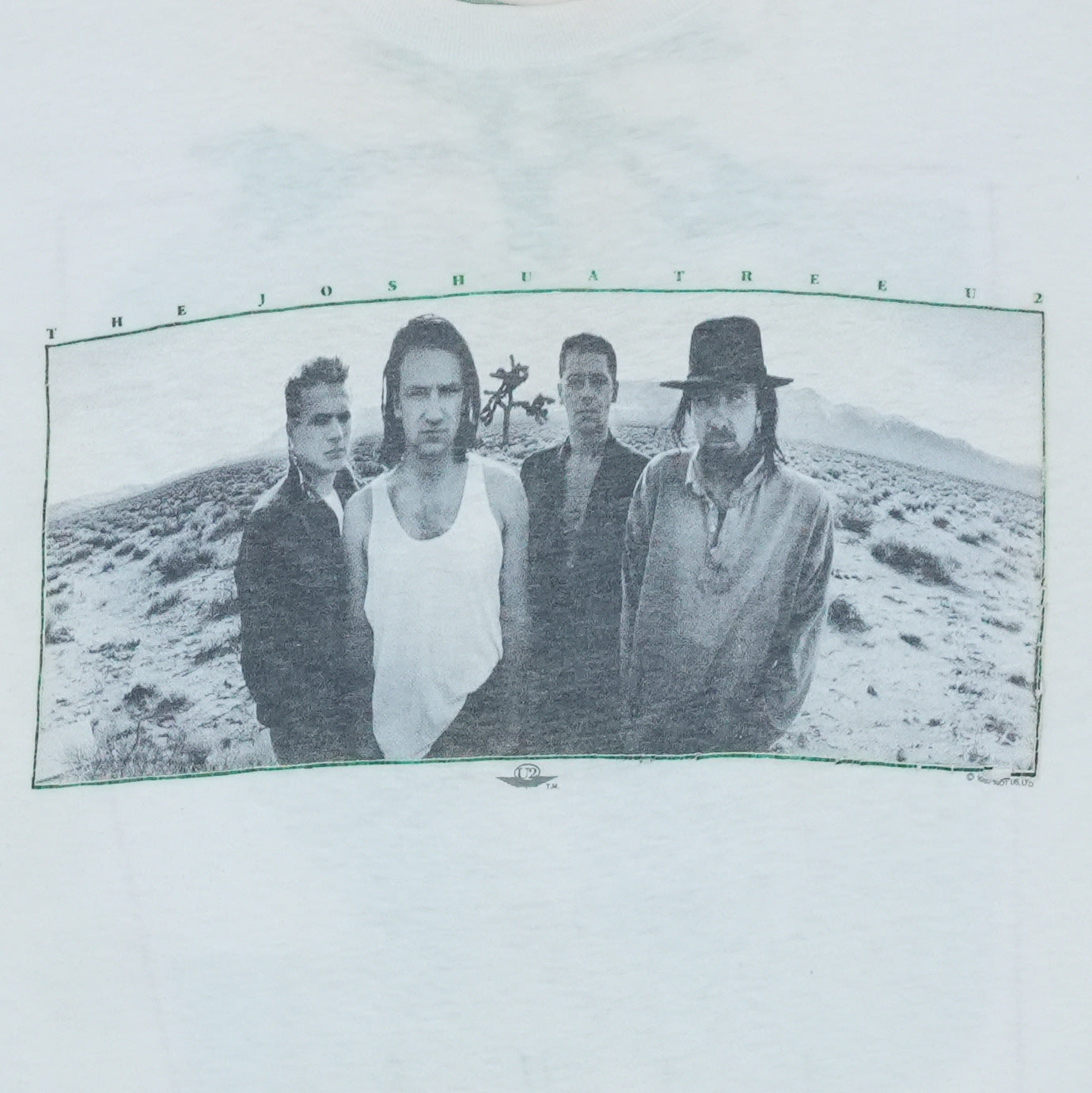 1987 U2 Joshua Tree Tour Shirt Detail