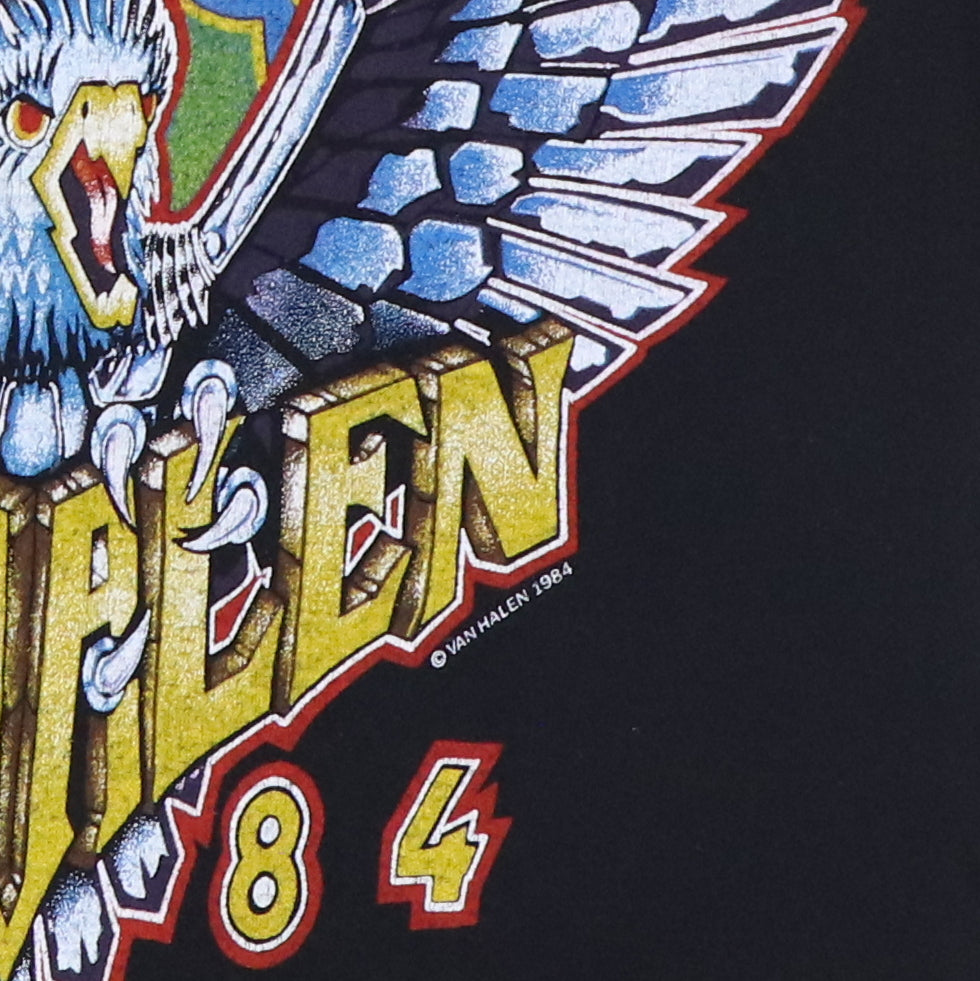 1984 Van Halen World Tour Shirt | Authentic Vintage Tee – WyCo Vintage