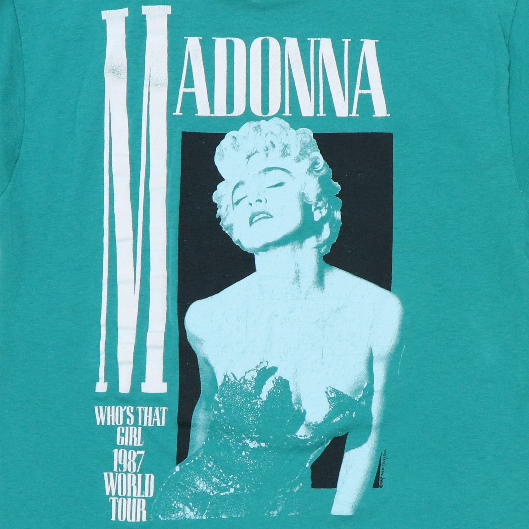 1987 Madonna Who's That Girl World Tour Shirt | Authentic Vintage