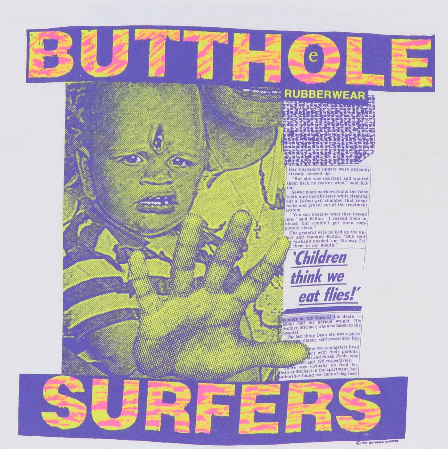 1993 Butthole Surfers Rubberwear Shirt