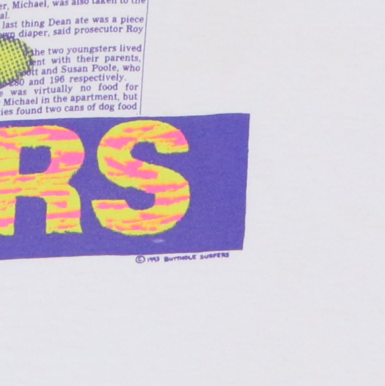 1993 Butthole Surfers Rubberwear Shirt