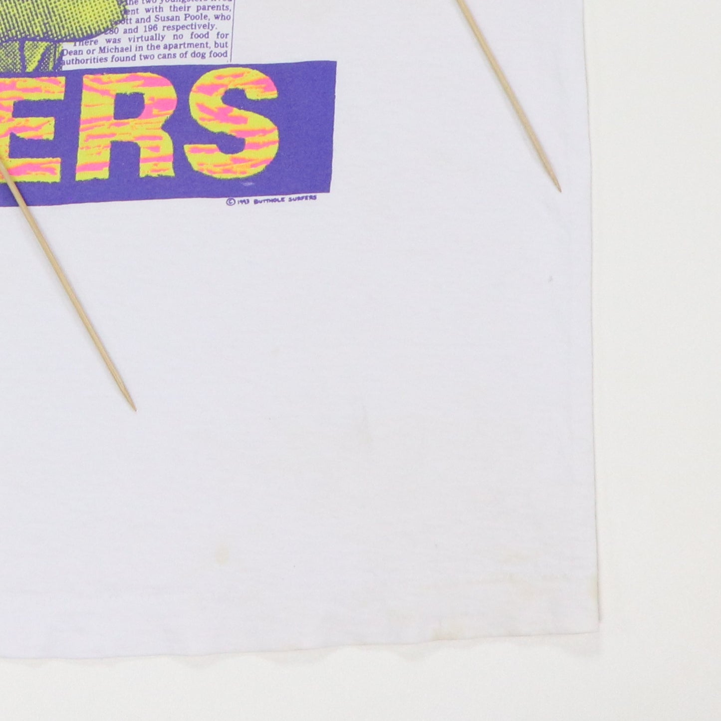 1993 Butthole Surfers Rubberwear Shirt