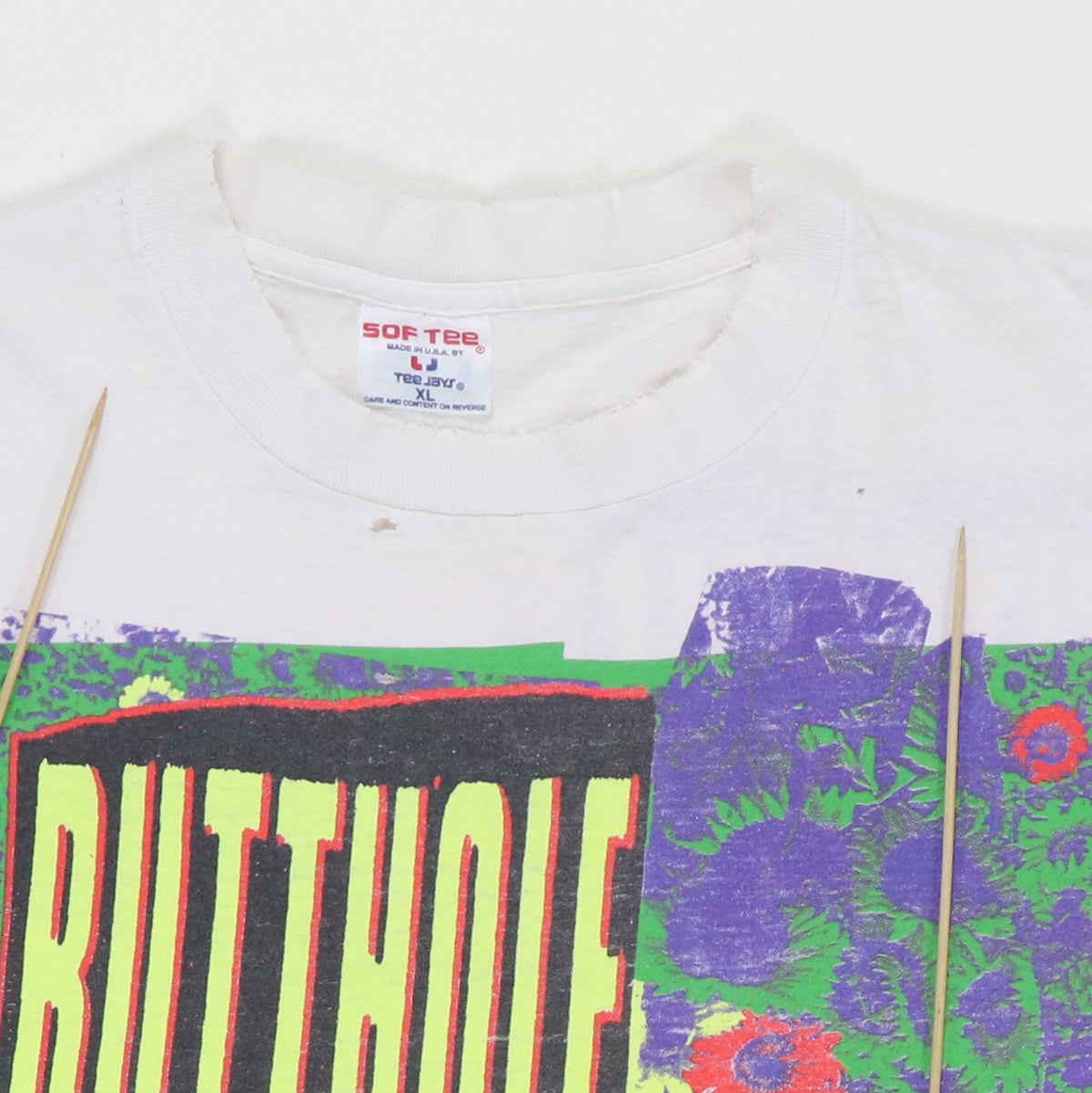 1991 Butthole Surfers North American Tour Shirt | Authentic 