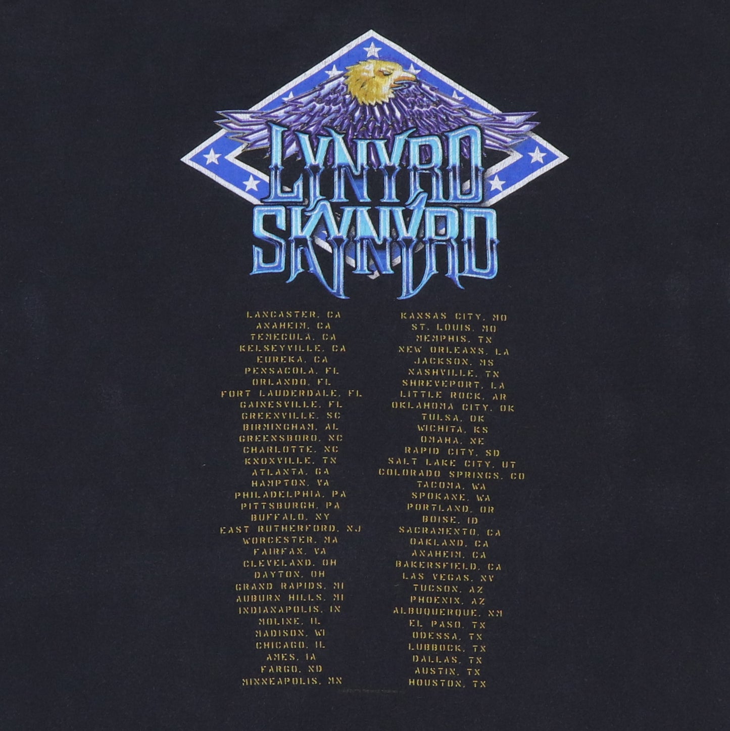1999 Lynyrd Skynyrd Tour Shirt