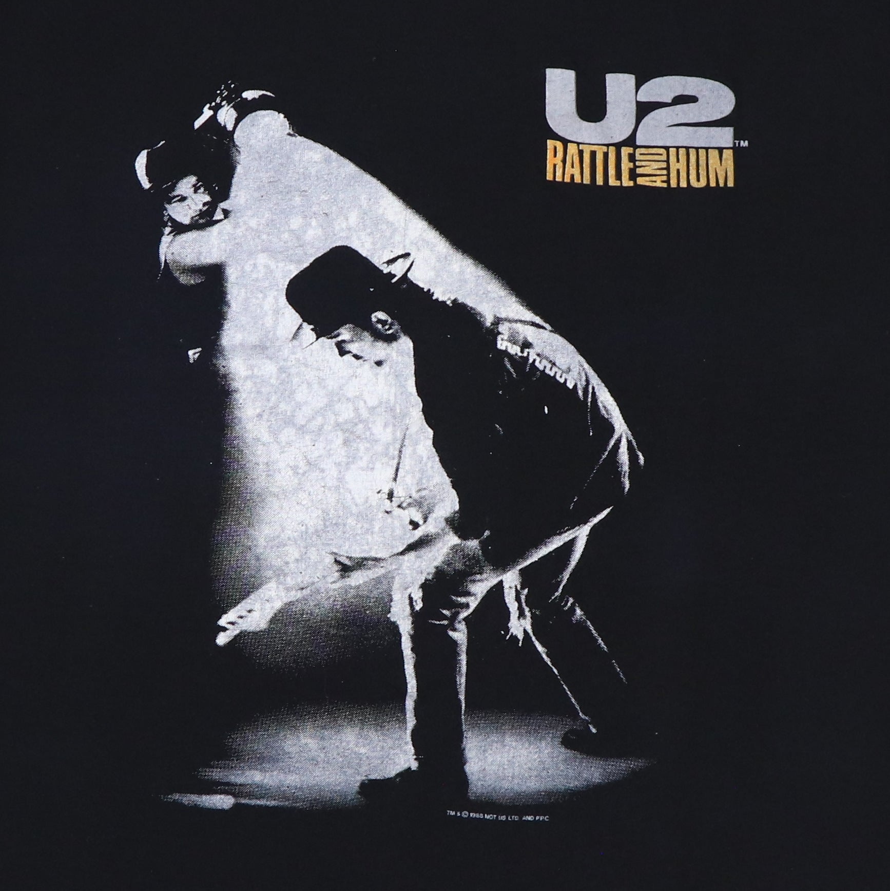 1988 U2 Rattle & Hum Shirt | Authentic Vintage Tee – WyCo Vintage