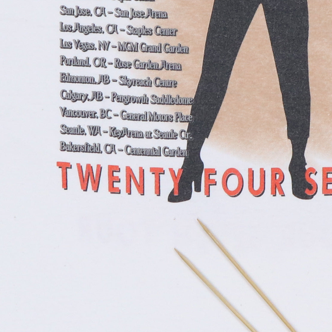 2000 Tina Turner 24/7 Tour Shirt