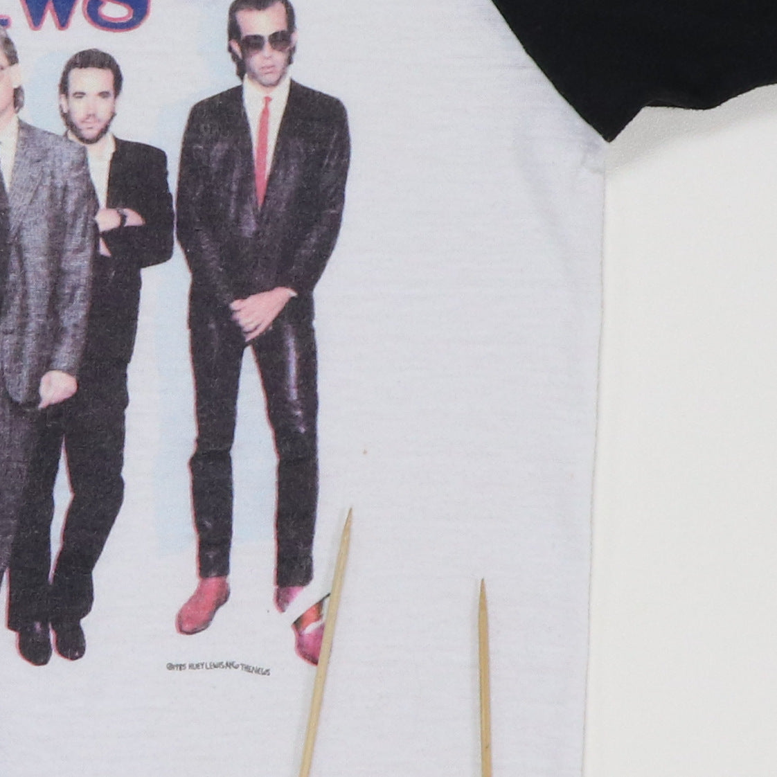 1985 Huey Lewis and The News Tour Jersey Shirt | Authentic Vintage