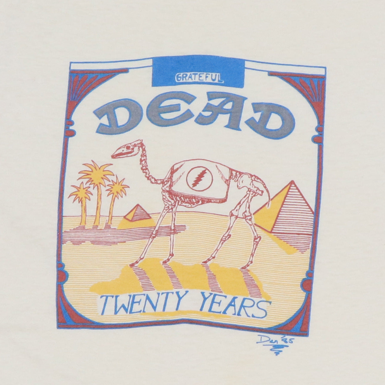 1985 Grateful Dead Camel 20 Years Shirt