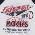 1983 Rick Springfield Living In Oz Tour Jersey Shirt