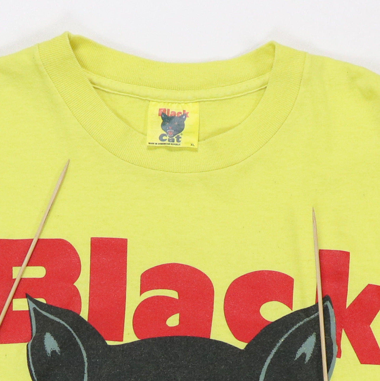 1990s Black Cat Fireworks Shirt WyCo Vintage