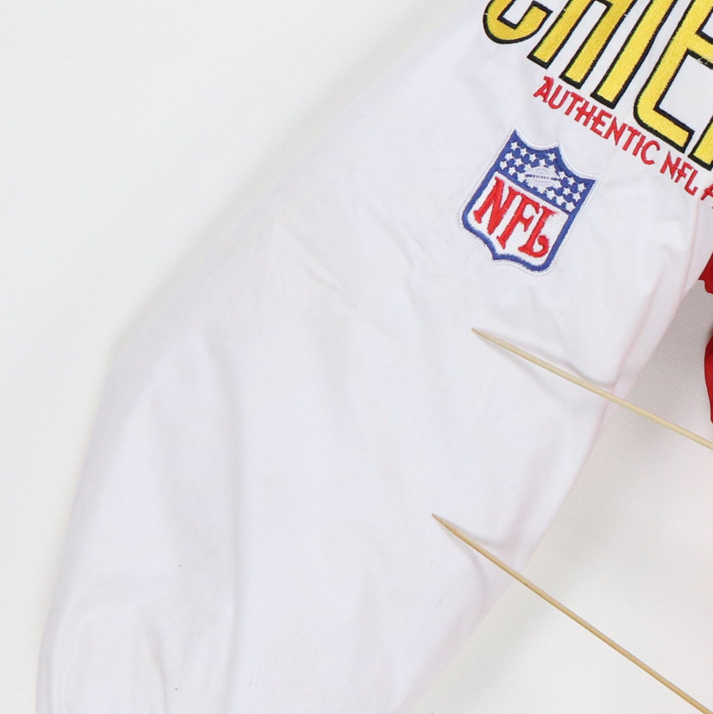 1990s Kansas City Chiefs Proline Shark Jacket Detail
