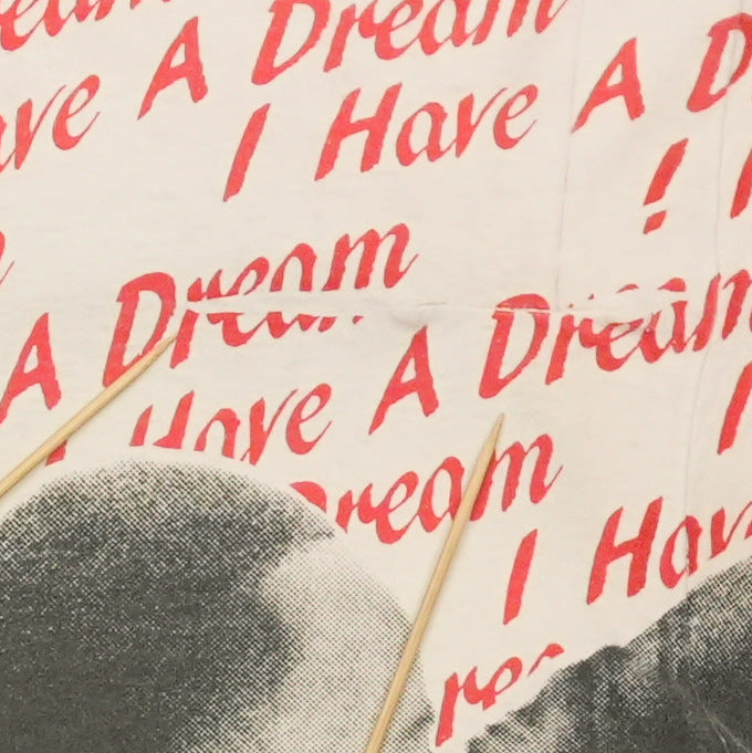 1990s Martin Luther King I Have A Dream All Over Print Shirt Flaw 1