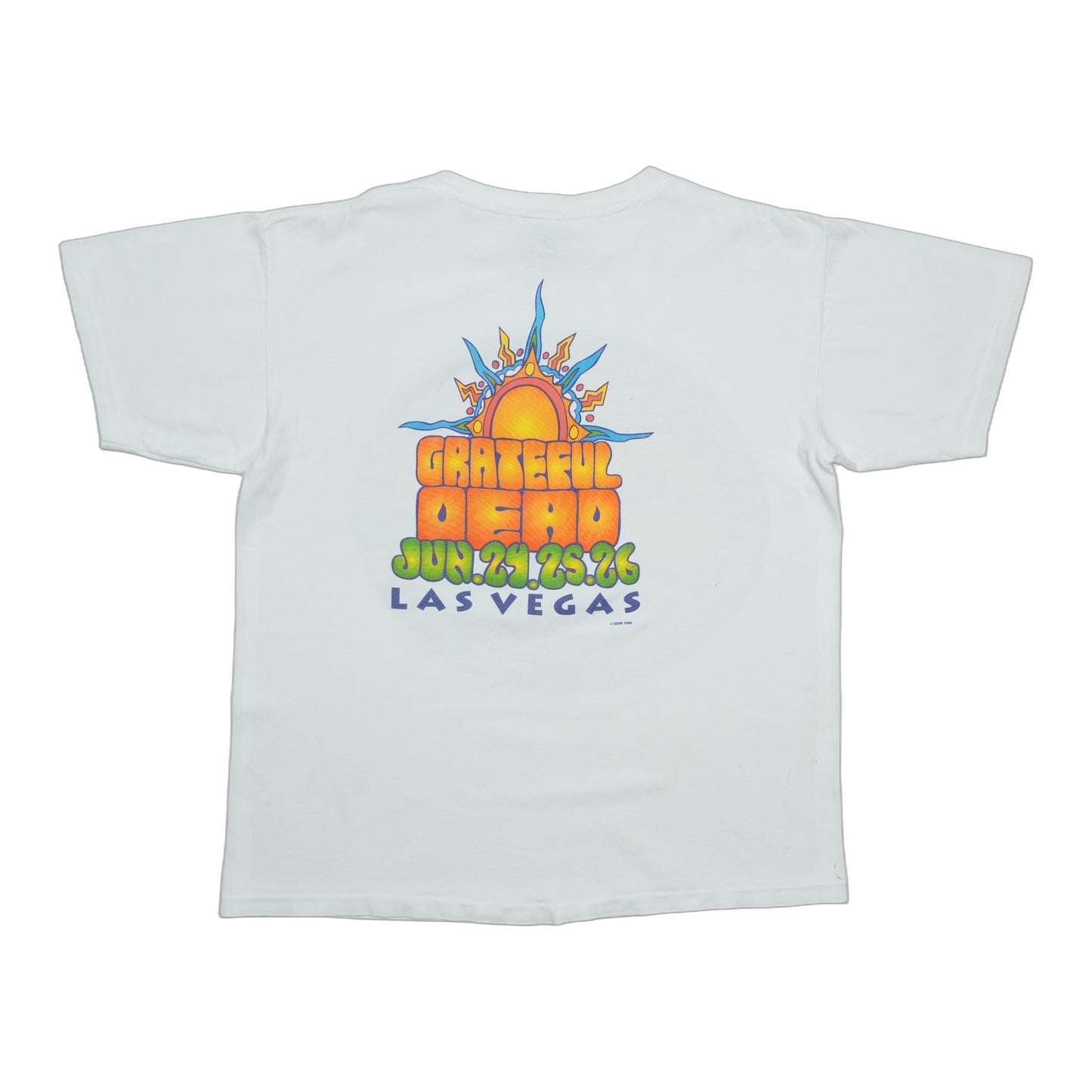 1994 Grateful Dead Las Vegas Concert Shirt Back