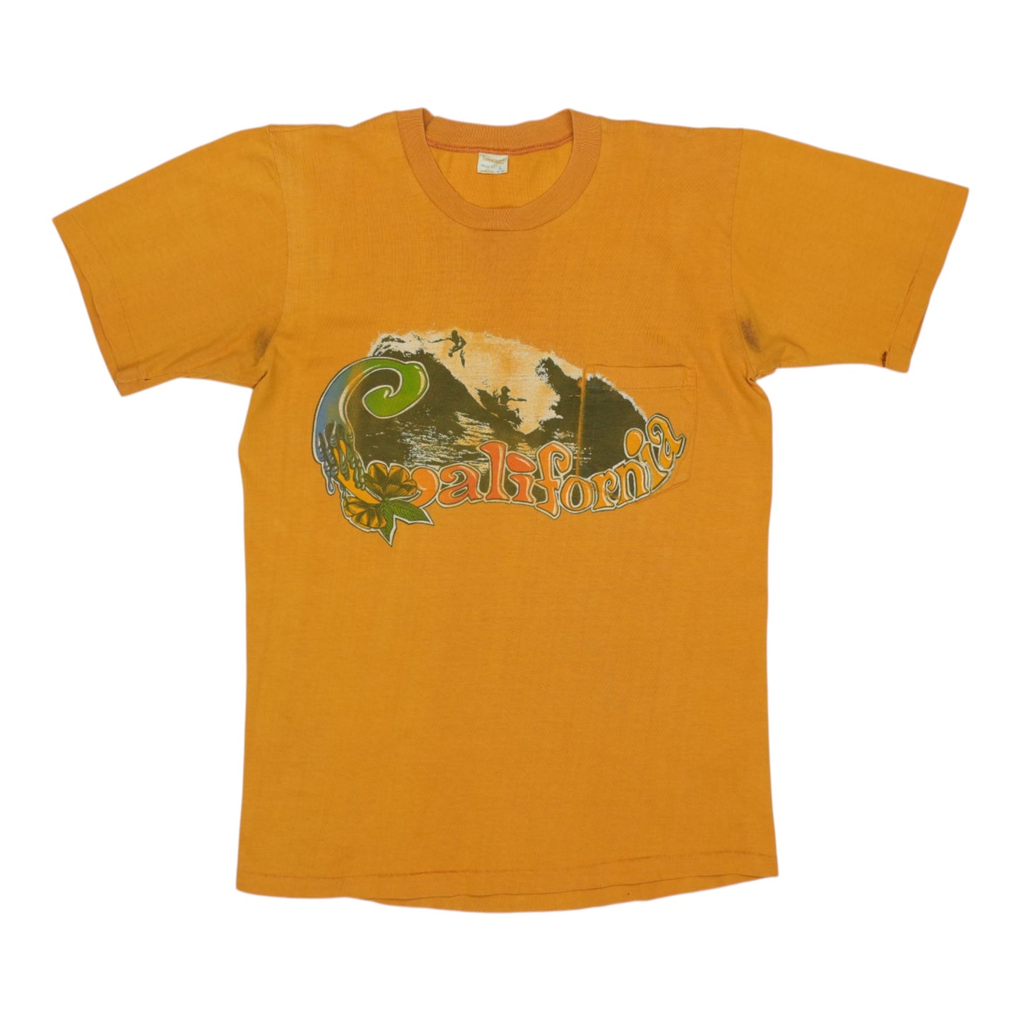 1970s California Surfing Pocket Shirt