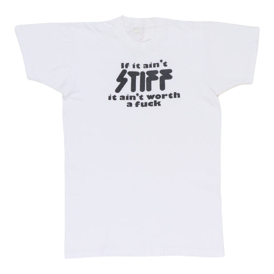 1970s Stiff Records Ain't Worth A Fuck Shirt