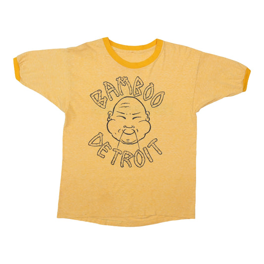 1970s Bamboo Productions Detroit Buddha Ringer Shirt