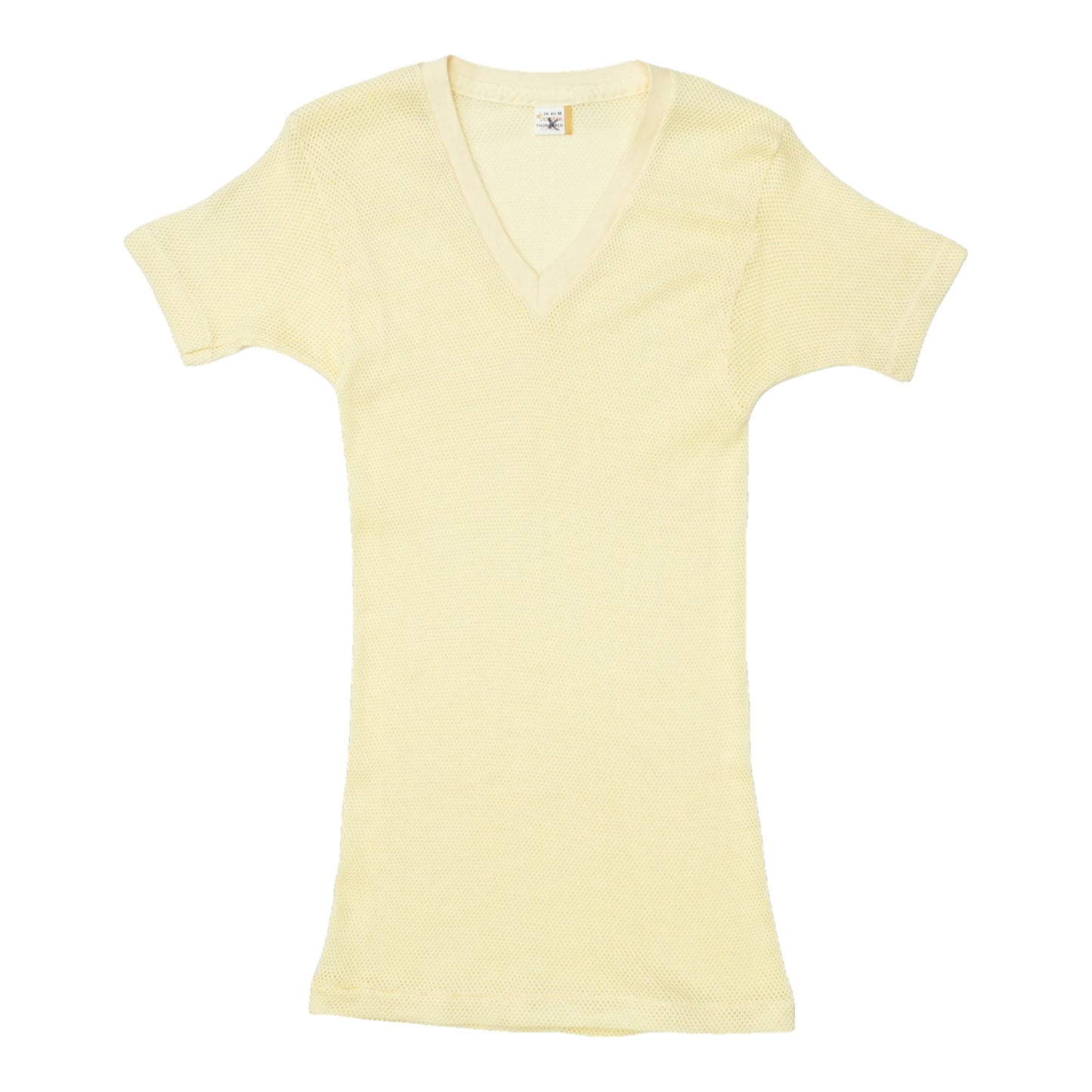 1970s Mesh Knit Jockey V-Neck Shirt