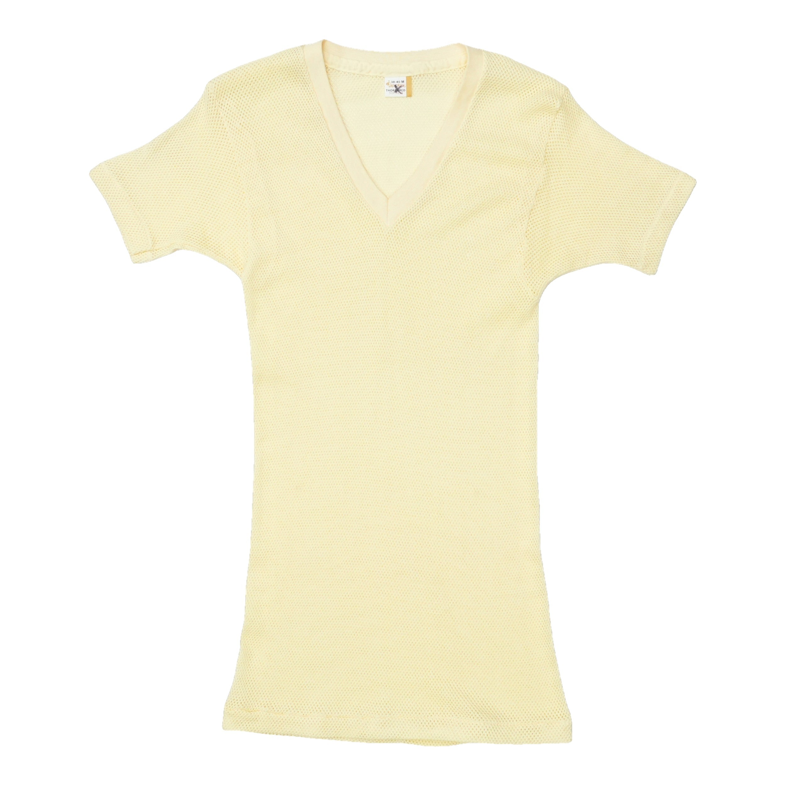 1970s Mesh Knit Jockey V-Neck Shirt