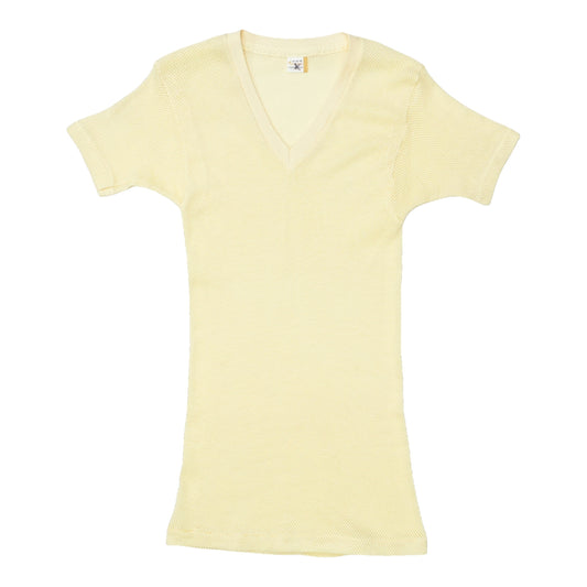 1970s Mesh Knit Jockey V-Neck Shirt