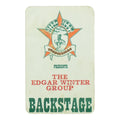 1970s Edgar Winter Group Backstage Pass front