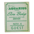 1970s Elvin Bishop Guest Backstage Pass front
