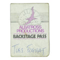 1970s Foghat Albatross Productions Backstage Pass front