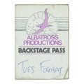 1970s Foghat Albatross Productions Backstage Pass front