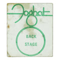 1970s Foghat Backstage Pass front