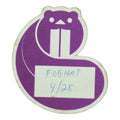 1970s Foghat Beaver Productions Backstage Pass front