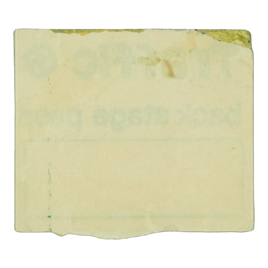 1970s Traffic Backstage Pass back