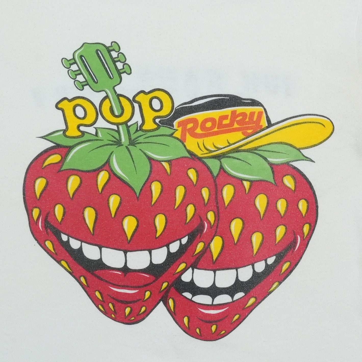 1970s Pop Rocky Magazine Shirt Detail 1