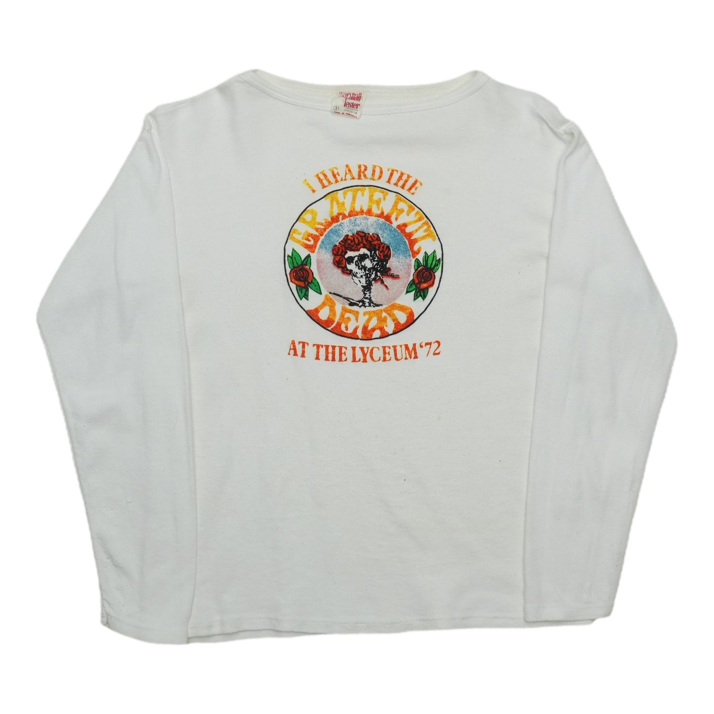 1972 Grateful Dead Lyceum '72 Long Sleeve Shirt Front