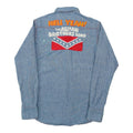 1973 Allman Brothers Band Hell Yeah Chambray Button Up Shirt