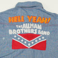 1973 Allman Brothers Band Hell Yeah Chambray Button Up Shirt