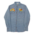 1973 Allman Brothers Band Hell Yeah Chambray Button Up Shirt