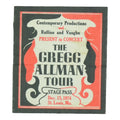1974 Gregg Allman Tour St Louis Stage Pass front