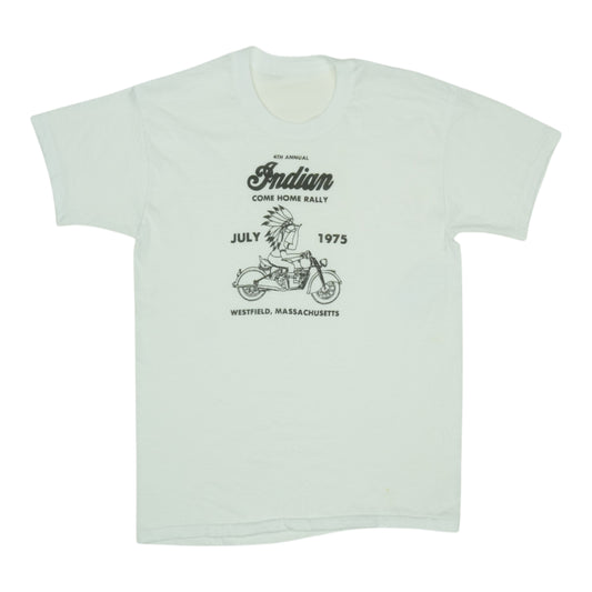 1975 Indian Motorcycles 4th Annual Come Home Rally Shirt